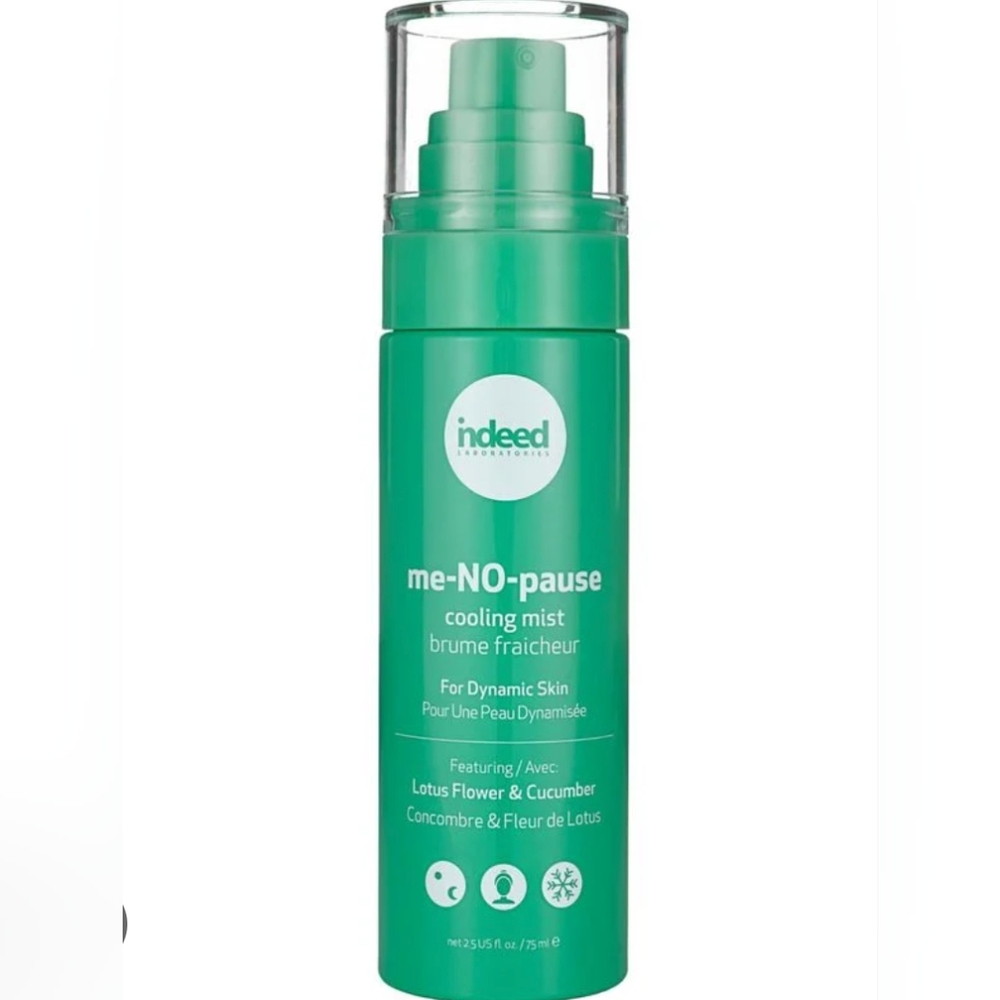 NEW Indeed Laboratories me-NO-pause Cooling Mist 75 mL – Menopause Relief x 2